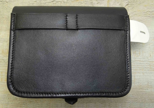 preuische Patronentasche M1809, schwarz, Material: Leder
