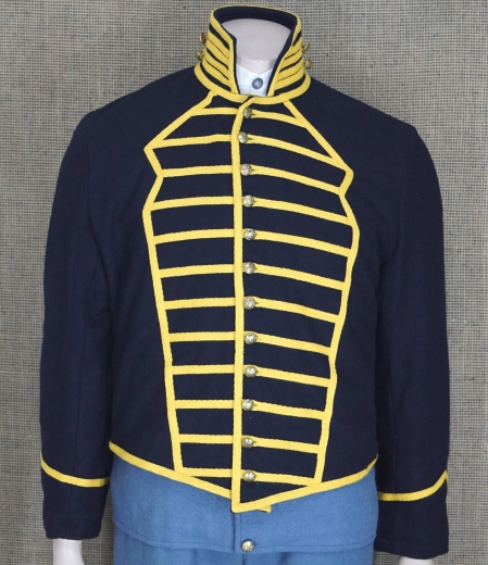 US Musiker Kavallerie Shell Jacket M 1858, Oberstoff: reine Wolle, Futter: 100% Baumwolle
