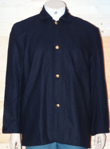 US Sack Coat, gefttert, 4 US Adler Messingknpfe, Oberstoff: reine Wolle, Futter: 100% Baumwolle