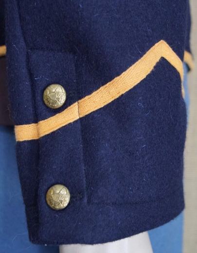 US Kavallerie Shell Jacket M 1858, Oberstoff: reine Wolle, Futter: 100% Baumwolle
