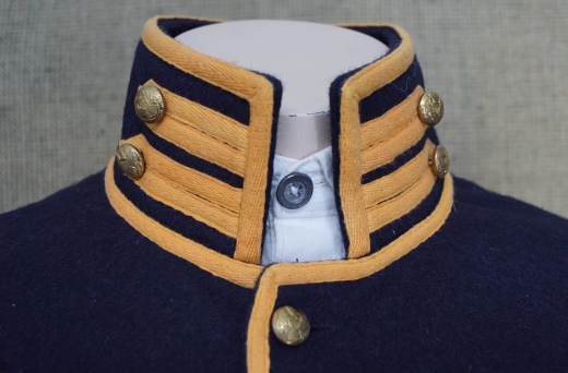 US Kavallerie Shell Jacket M 1858, Oberstoff: reine Wolle, Futter: 100% Baumwolle