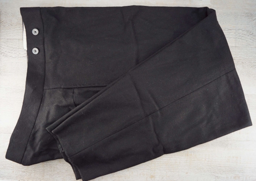 CS / US Hose schwarz, fr Mannschaft extra hoher Rcken, 100% Wolle