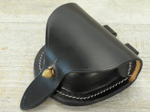 Zndhtchentasche schwarz, Material: Leder, innen Schaffell