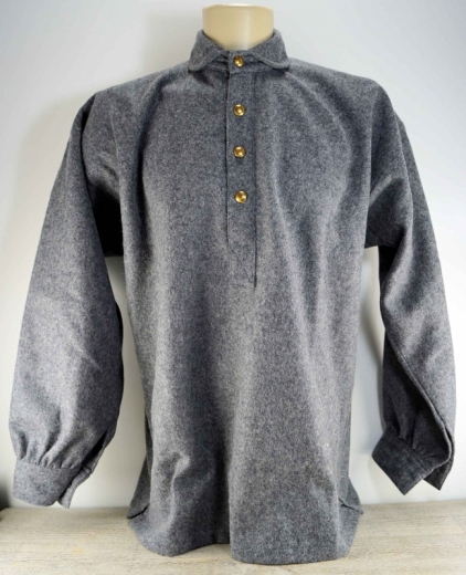 Battle Shirt hellgrau, 100% Wolle