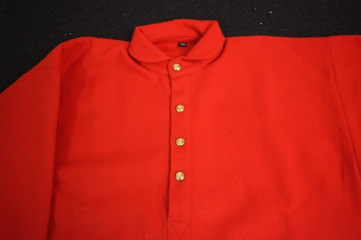 Battle Shirt rot, 100% Wolle