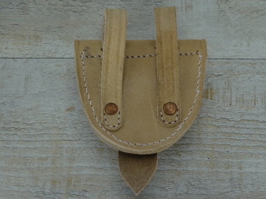 Zndhtchentasche naturbraun, US geprgt, Material: Leder, innen Schaffell