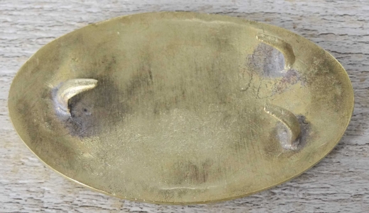 Schliee Map of Alabama oval, 3 Haken, Material: Messing