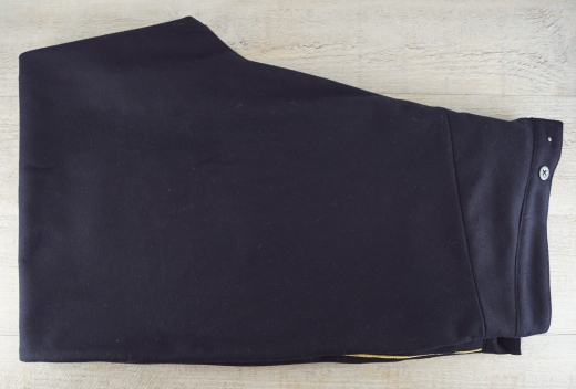 CS / US Hose dunkelblau,hohe Form, dicke Wolle, mit goldenen Streifen, 100% Wolle