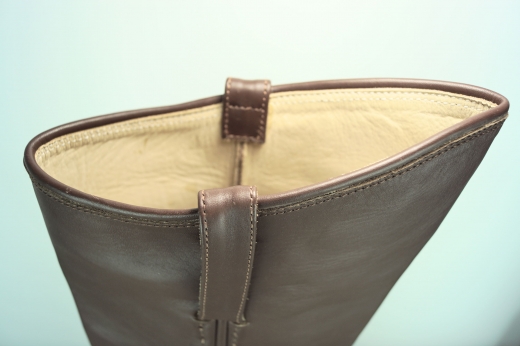 braune Kavalleriestiefel, Material: Oberleder, Futter, Sohle 100% Leder