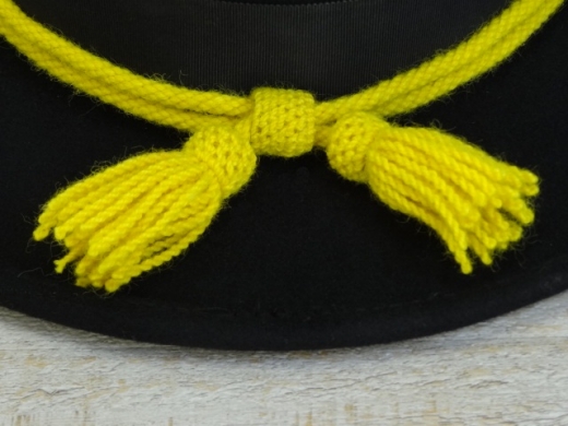 Hutkordel gelb, Kavallerie, 100% Wolle