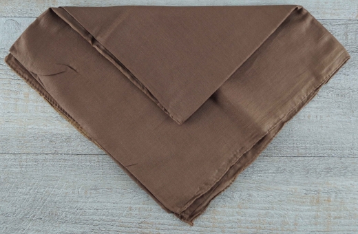 XL Halstuch nougat, ca. 95cm x 95cm, 100% Baumwolle