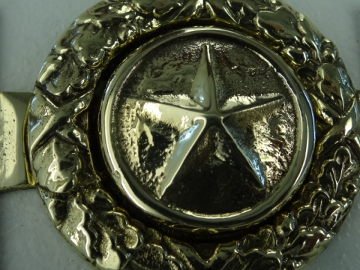 Schliee Texas, 2 teilig, Material: Messing