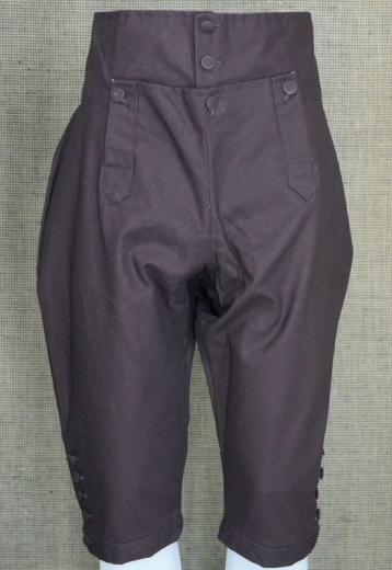 Kniebund Hose braun, sehr fester Stoff, 15 Knpfe, 100% Baumwolle