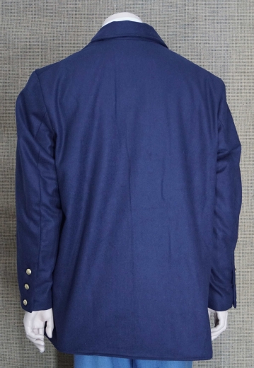 Junior Offiziers Sack Coat, gefttert, dunkelblau, US Adler Knpfe, dicke Wolle, Oberstoff: reine Wolle, Futter: 100% Baumwolle