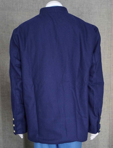 Senior Offiziers Sack Coat, gefttert, dunkelblau, US Adler Stabs Knpfe, dicke Wolle, Oberstoff: reine Wolle, Futter: 100% Baumwolle