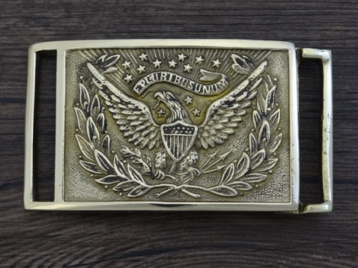 Schliee US Adler, 2 teilig, Material: Messing