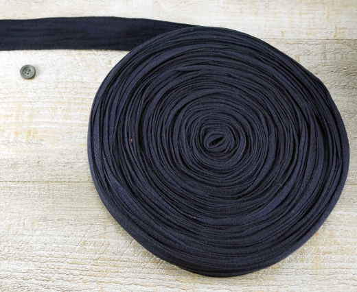 10 cm Baumwollband dunkelblau ( lfm 7,00  ) 3,8 cm Breit
