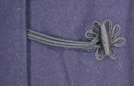 US Offiziers Mantel dunkelblau langes Cape fr Lieutenant, Material: Oberstoff reine Wolle, Futterstoff reine Baumwolle