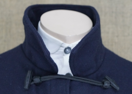 US Offiziers Mantel dunkelblau langes Cape fr Lieutenant, Material: Oberstoff reine Wolle, Futterstoff reine Baumwolle