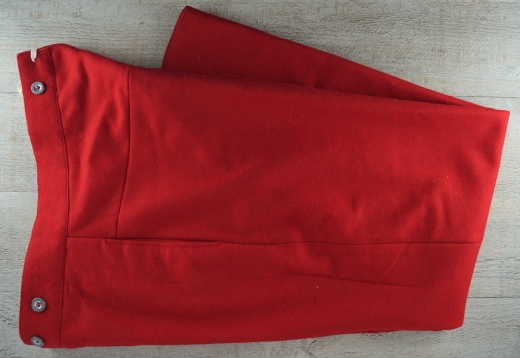 CS/US Hose rot, fr Mannschaft, hinten hoch, 100% Wolle