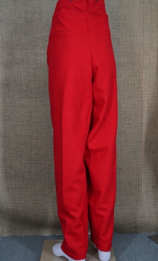 CS/US Hose rot, fr Mannschaft, hinten hoch, 100% Wolle