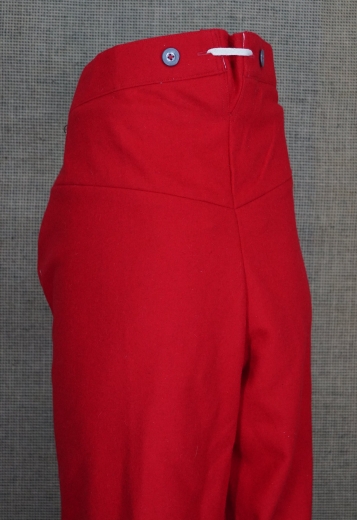 CS/US Hose rot, fr Mannschaft, hinten hoch, 100% Wolle