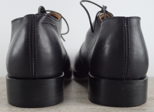 schwarze Halbschuhe zum Schnren (Civil), Material: Oberleder, Futter, Sohle 100% Leder