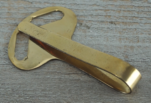Messingplatte fr Stuarthanger, Riemenbreite bis 2,5 cm, Material: Messing