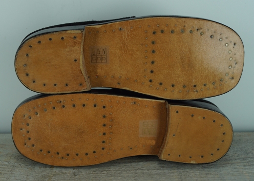 Brogans dunkel doppeltes/dickeres Oberleder, dickere Sohle, Material: Oberleder, Futter, Sohle 100% Leder