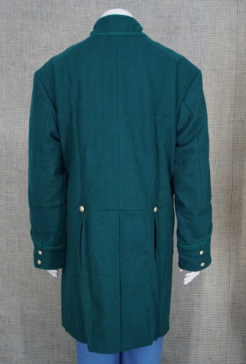 US Frock Coat dunkelgrn / hellgrn, 1 reihig, 9 US Adler Knpfe, 100% Wolle, Futter 100% Baumwolle