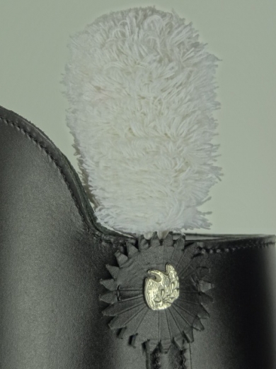 US Leder Tschako 1812, Material Leder, Plakette Metallblech geprgt