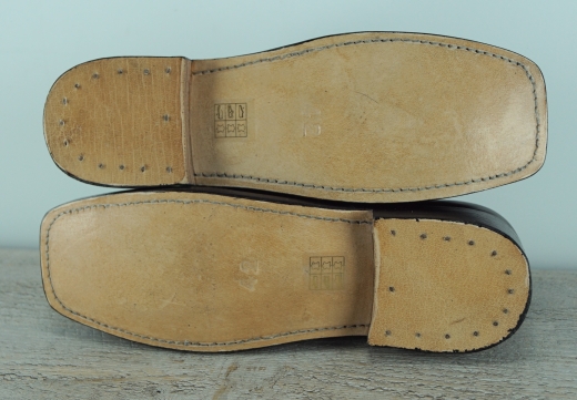 Schnallenschuhe schwarz, glattes Oberleder, eckige Form, mit Schuhschnalle, Material: Oberleder, Futter, Sohle 100% Leder
