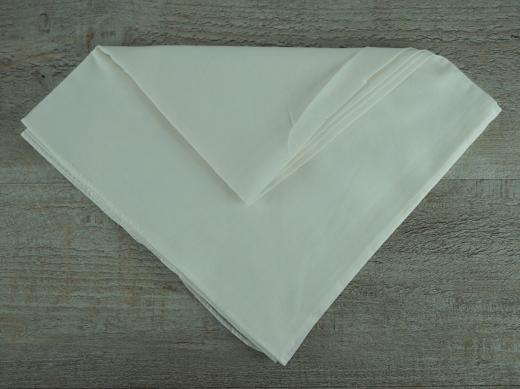 XL Halstuch wei�, ca. 95cm x 95cm, 100% Baumwolle