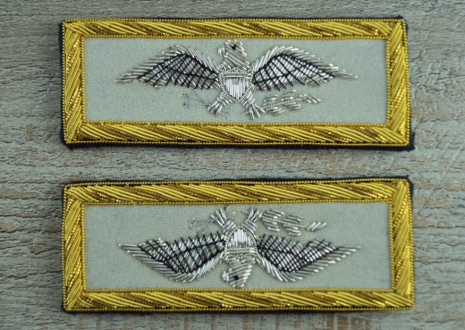 Schulterstcke Colonel wei, 1885 und spter