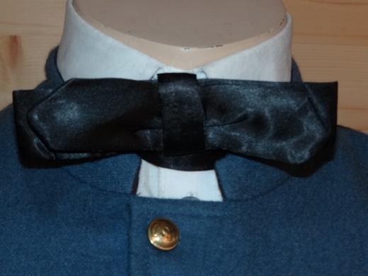 Fliege schwarz, Cravat, seidenglnzend, 100% Baumwolle