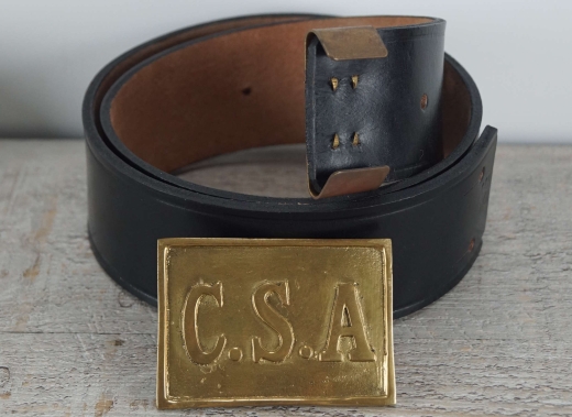 Koppel schwarz mit CSA Kasten Schlie�e und Beltkeeper, Material: Koppel Leder, Schlie�e + Beltkeeper Messing