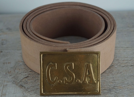 Koppel natur mit CSA Kasten Schlie�e, Material: Koppel Leder, Schlie�e Messing