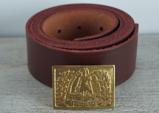 Koppel russet mit Virginia Kasten Schlie�e, Material: Koppel Leder, Schlie�e Messing