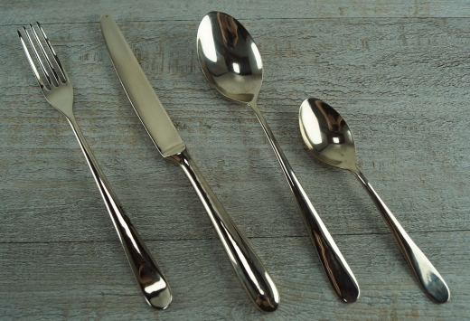 Offiziersbesteck, 4 teilig, Material: Bronze massiv