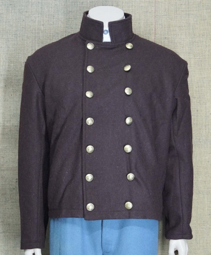 CS Shell Jacket, dunkelbraun, 14 CSA Kn�pfe, Oberstoff: reine Wolle, Futter: 100% Baumwolle