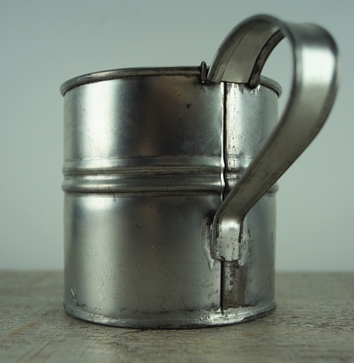 Tasse gro�, ca. 700 ml, Tin, Material: Wei�blech, verzinnt