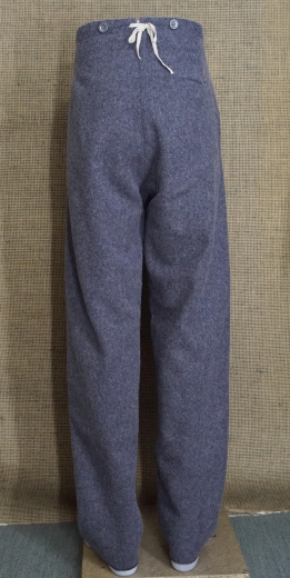 Klapphose Woll Hose hellgrau, 100% Wolle