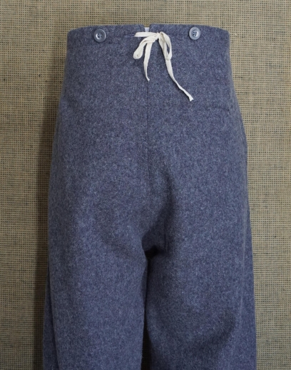 Klapphose Woll Hose hellgrau, 100% Wolle