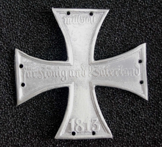 preu�isches Landwehr Kreuz, Material: Aluminium