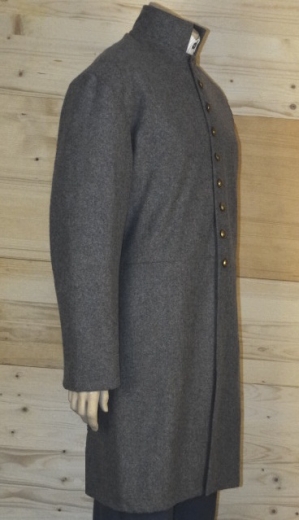 CS Frockcoat hellgrau, 1 reihig, 9 CSA Knpfe, 100% Wolle, Futter 100% Baumwolle
