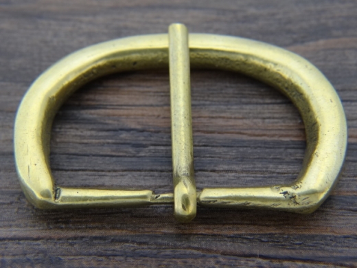 D Schliee, Riemenbreite bis 3,8 cm, Material: Messing
