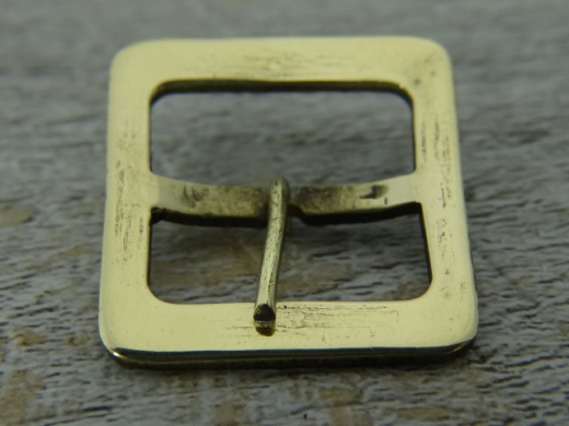 Schliee, Riemenbreite bis 2,2 cm, Material: Messing