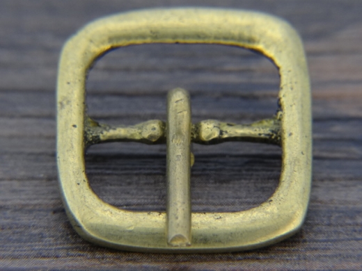 Schliee, Riemenbreite bis 1,9 cm, Material: Messing