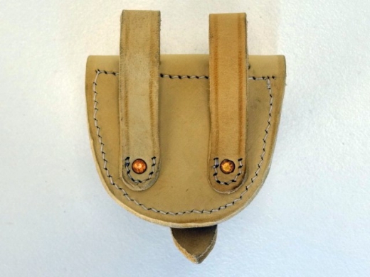 Zndhtchentasche naturbraun, Material: Leder, innen Schaffell
