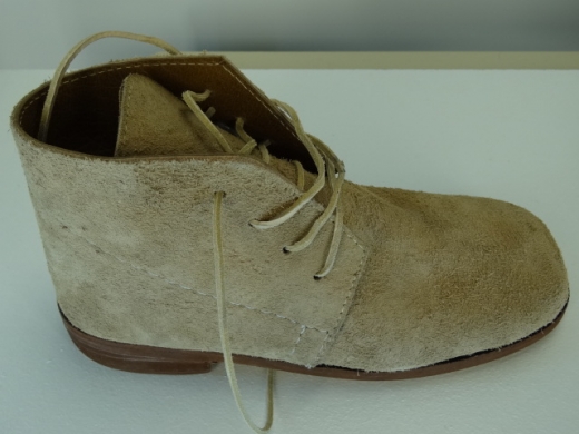 Brogans naturfarben doppeltes/dickeres Oberleder, Material: Oberleder, Futter, Sohle 100% Leder